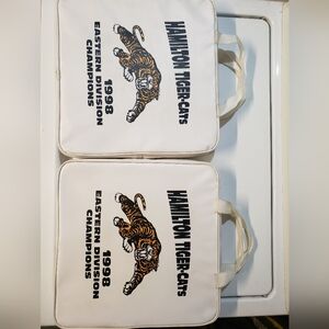 Vintage 1998 Hamilton Tiger Cats Seat Cushions